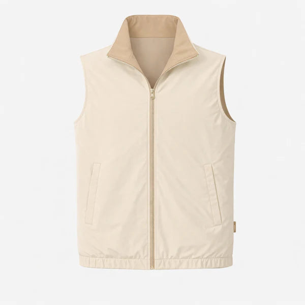 Norellie’s Kith/Beige Reversible Travel Gillet